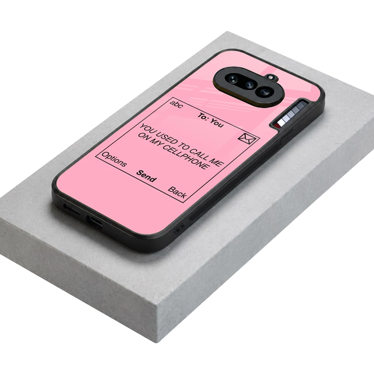 Lost Connection stylish phone case for nothing phone 4a | glossy glass and slim fit