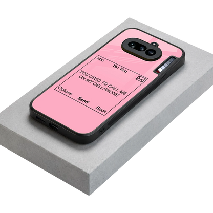 Lost Connection stylish phone case for nothing phone 4a | glossy glass and slim fit