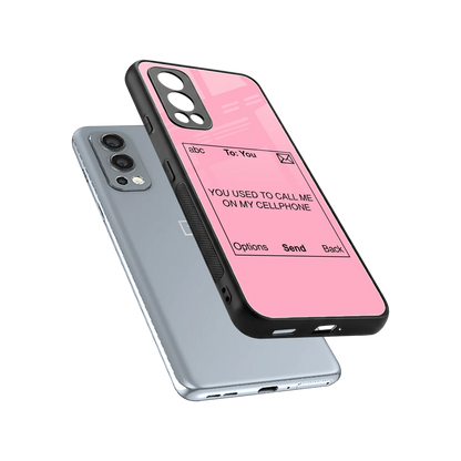Lost Connection sleek oneplus nord 2 cover with tempered glass back and TPU edges