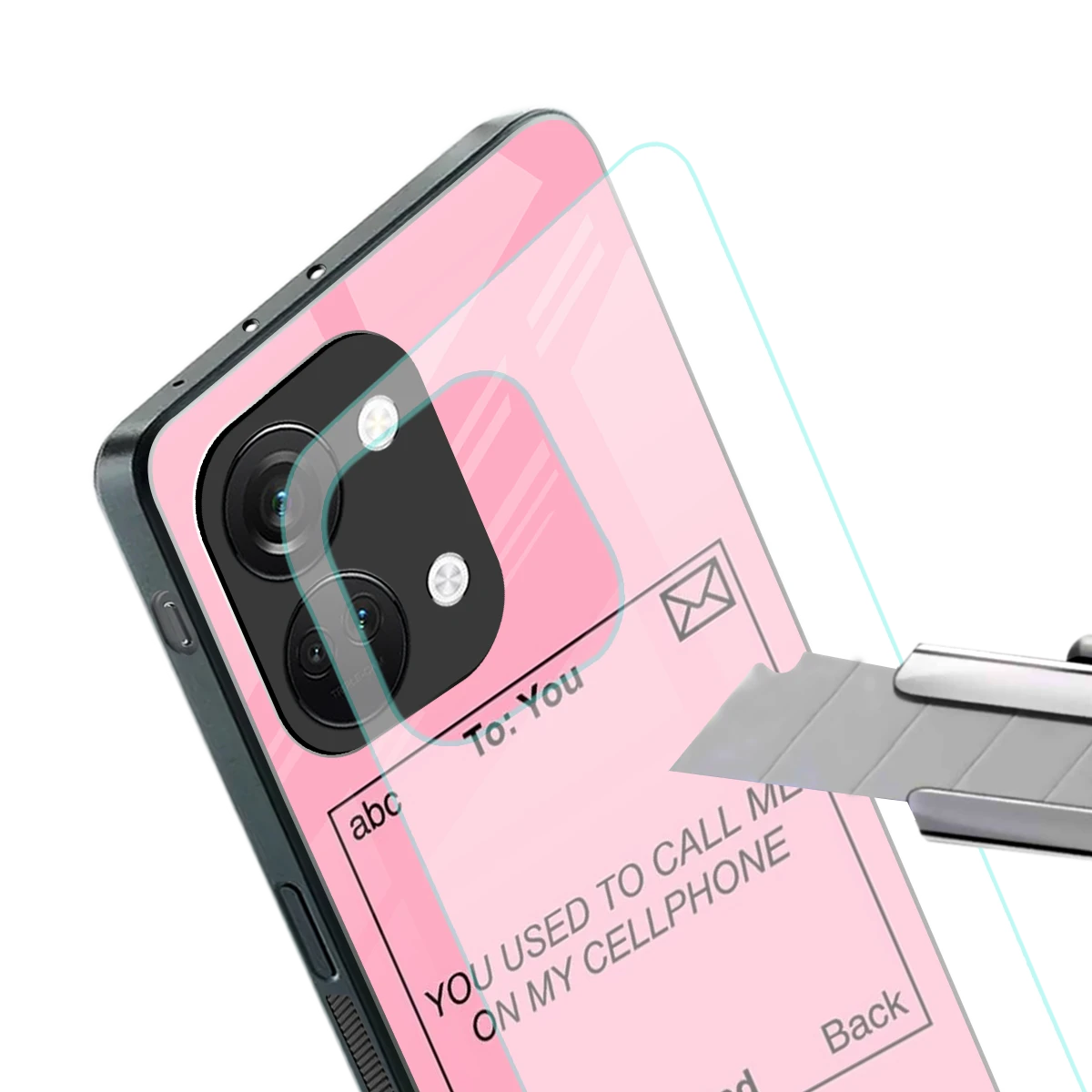 Lost Connection stylish phone case for oneplus nord 3 | glossy glass and slim fit