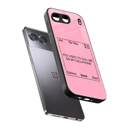 Lost Connection sleek oneplus nord 4 cover with tempered glass back and TPU edges