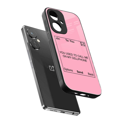 Lost Connection sleek oneplus nord ce 3 cover with tempered glass back and TPU edges