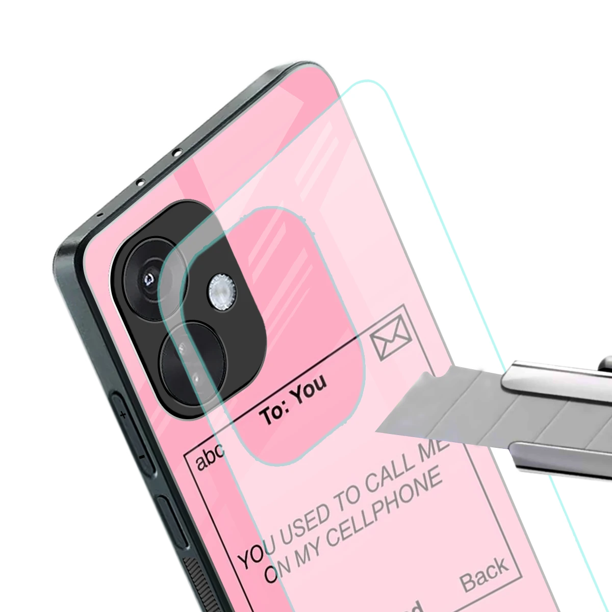 Lost Connection stylish phone case for oneplus nord ce 3 | glossy glass and slim fit