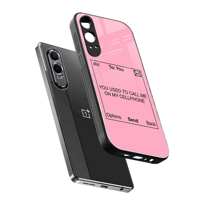 Lost Connection sleek oneplus nord ce 4 lite cover with tempered glass back and TPU edges