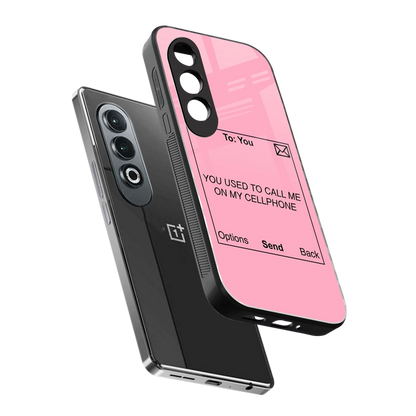 Lost Connection sleek oneplus nord ce 4 cover with tempered glass back and TPU edges