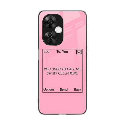 Lost Connection back phone cover | glass case for oneplus nord ce 3 lite