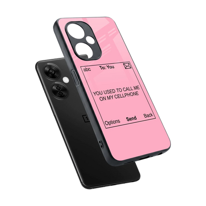 Lost Connection sleek oneplus nord ce 3 lite cover with tempered glass back and TPU edges
