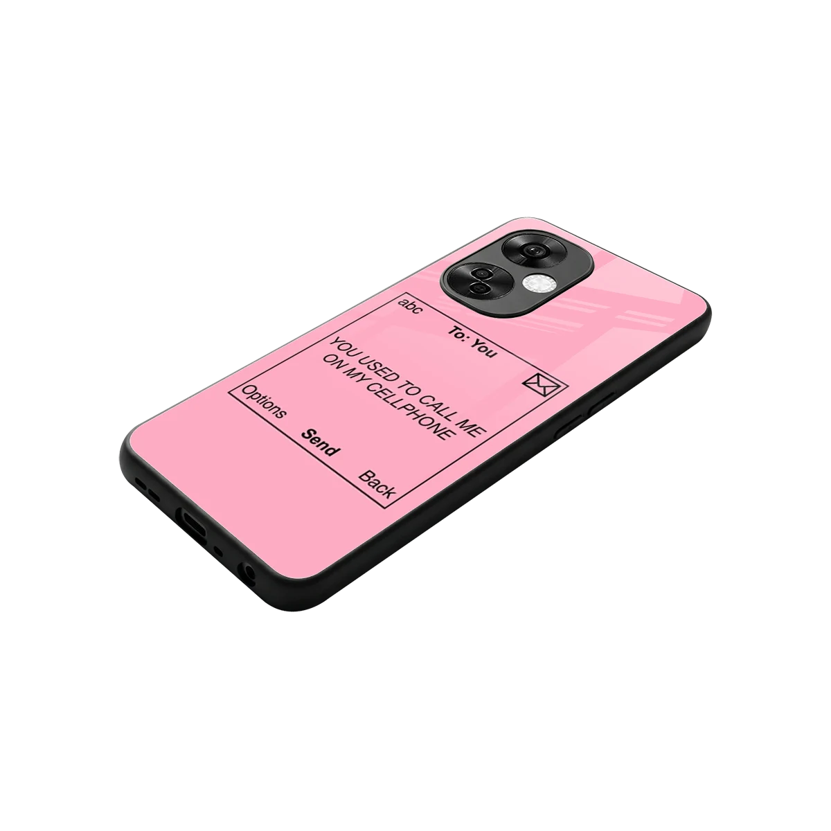 Lost Connection stylish phone case for oneplus nord ce 3 lite | glossy glass and slim fit