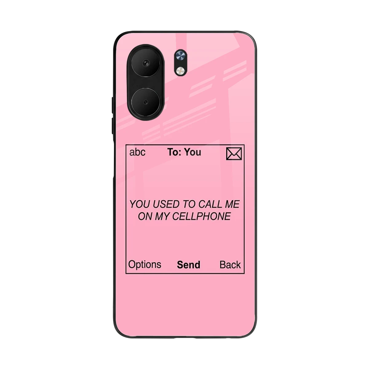 Lost Connection back phone cover | glass case for oppo a5x 5g