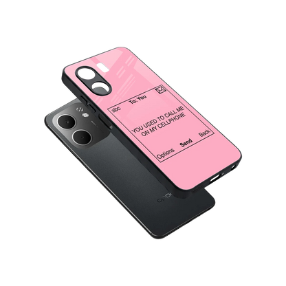 Lost Connection sleek oppo a5x 5g cover with tempered glass back and TPU edges