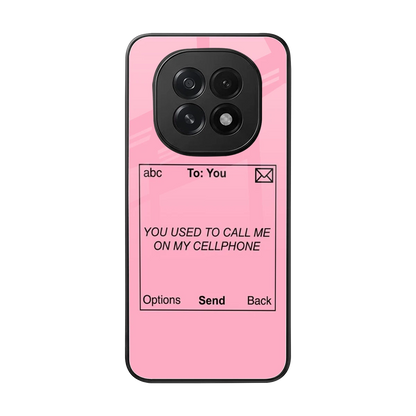 Lost Connection back phone cover | glass case for oppo f29 5g