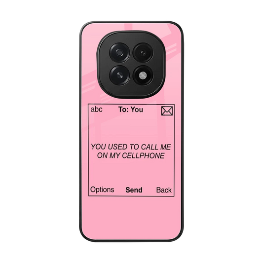 Lost Connection back phone cover | glass case for oppo f29 5g