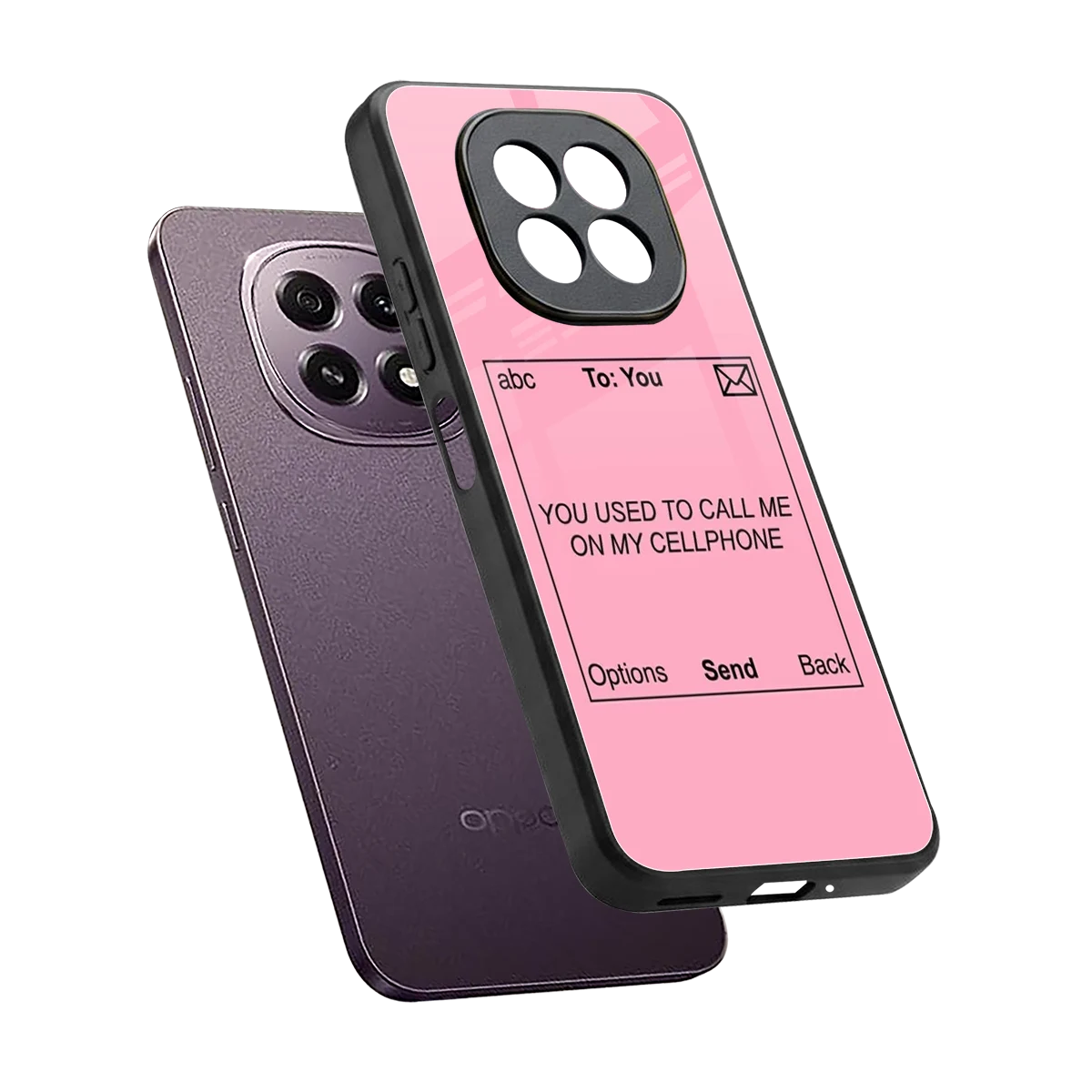 Lost Connection sleek oppo f29 5g cover with tempered glass back and TPU edges