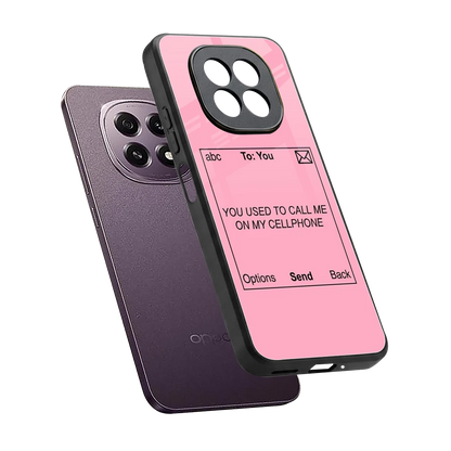 Lost Connection sleek oppo f29 5g cover with tempered glass back and TPU edges