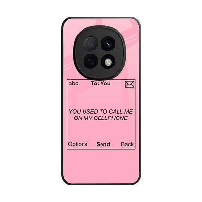 Lost Connection back phone cover | glass case for oppo f29 pro 5g