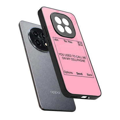 Lost Connection sleek oppo f29 pro 5g cover with tempered glass back and TPU edges