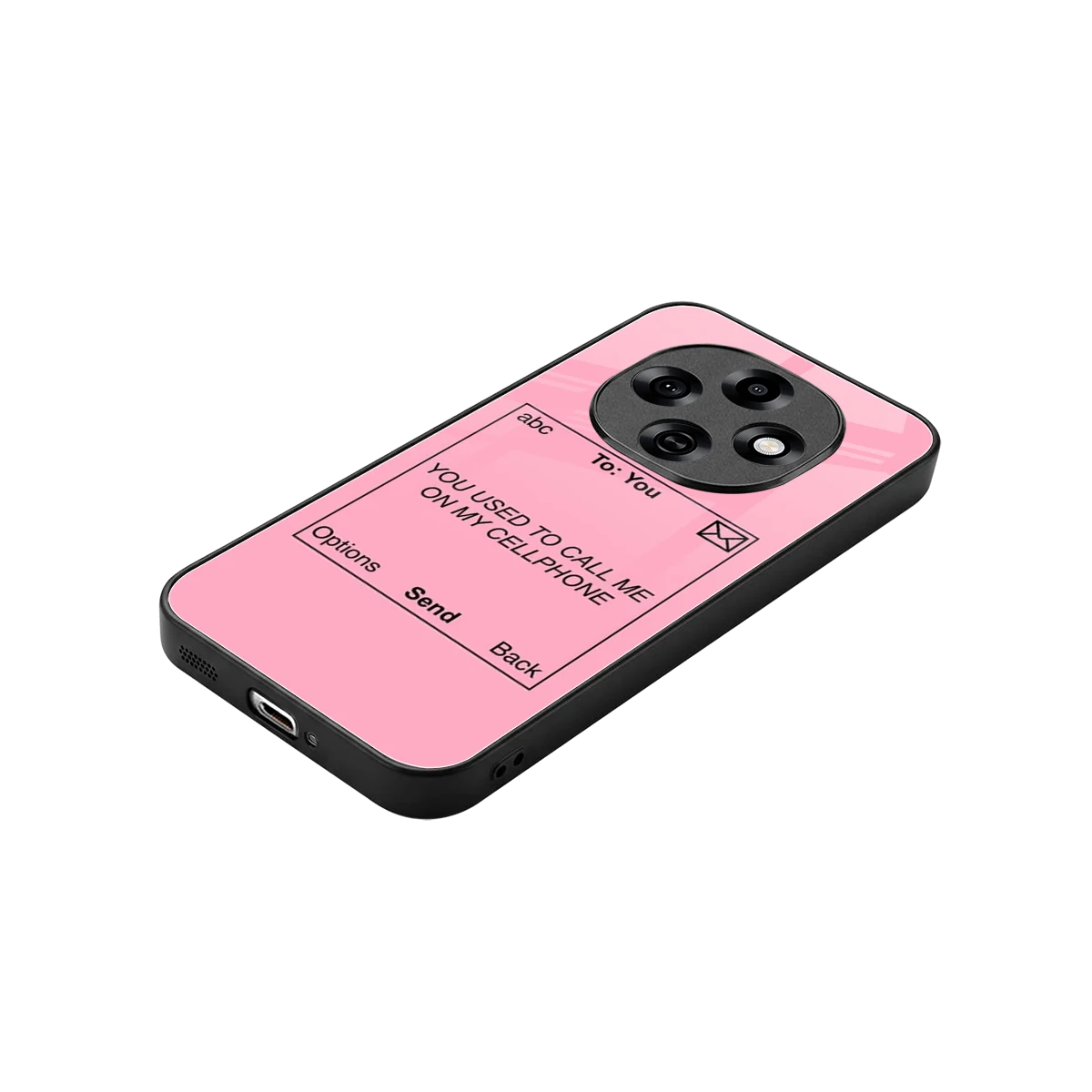 Lost Connection stylish phone case for oppo f31 pro 5g | glossy glass and slim fit