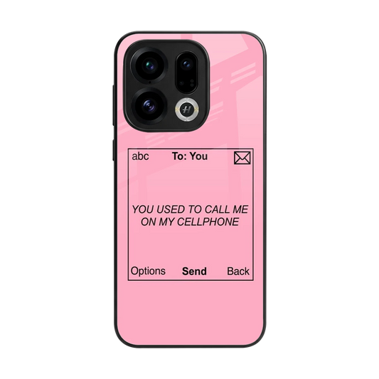 Lost Connection back phone cover | glass case for oppo find x9