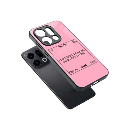 Lost Connection sleek oppo find x9 cover with tempered glass back and TPU edges