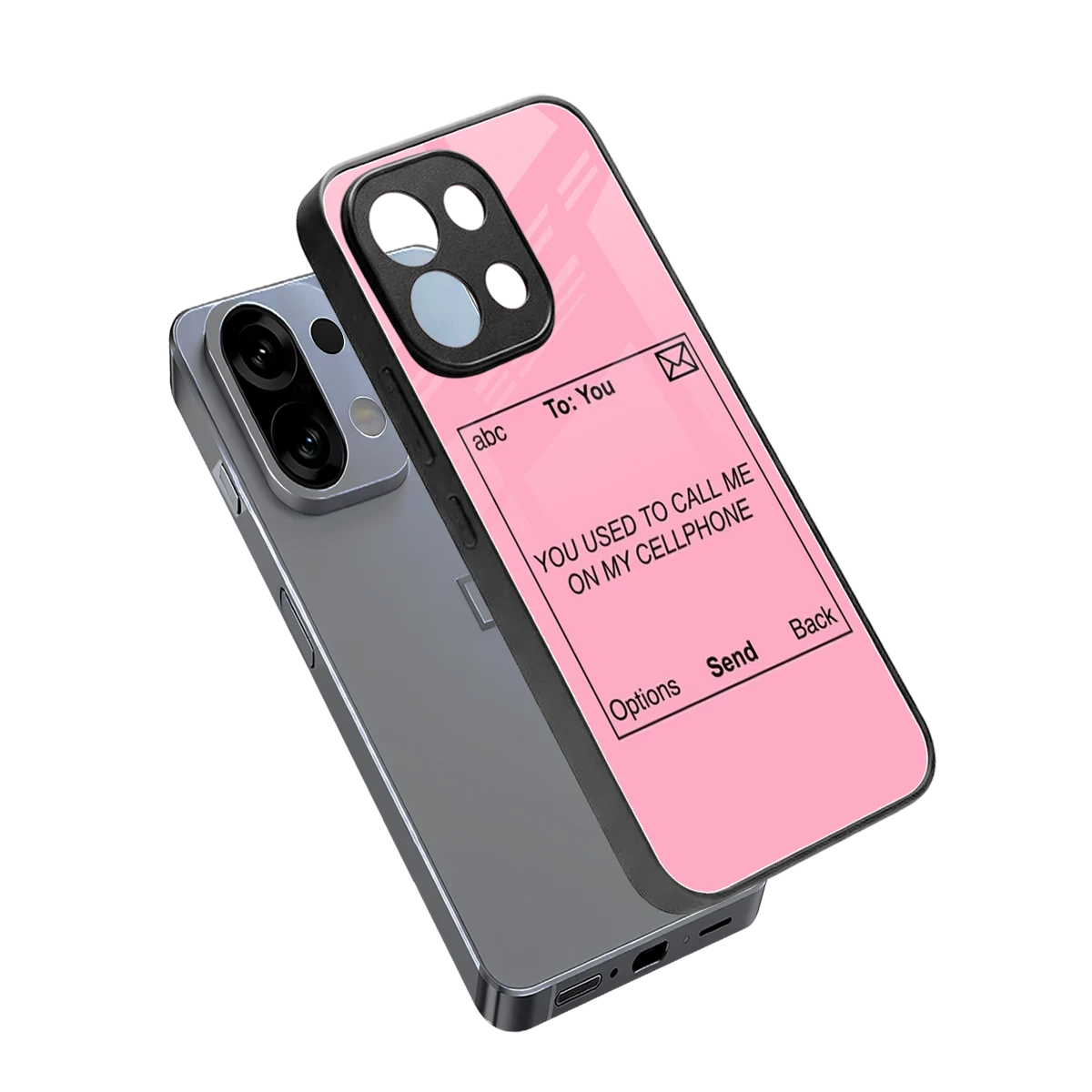Lost Connection sleek oppo k13 5g cover with tempered glass back and TPU edges
