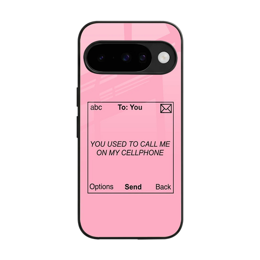 Lost Connection back phone cover | glass case for google pixel 10
