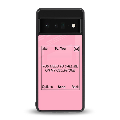 Lost Connection back phone cover | glass case for google pixel 6 pro