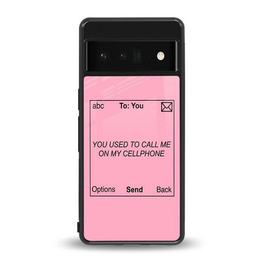 Lost Connection back phone cover | glass case for google pixel 6 pro