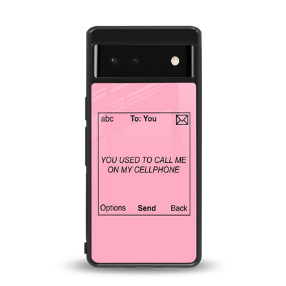 Lost Connection back phone cover | glass case for google pixel 6