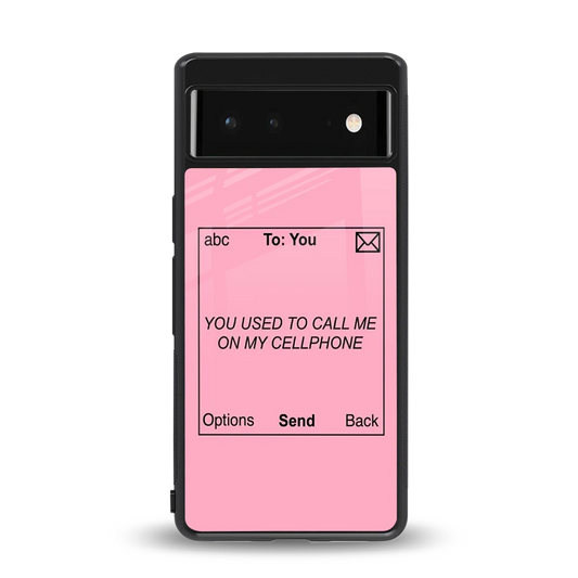Lost Connection back phone cover | glass case for google pixel 6