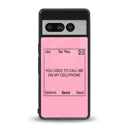 Lost Connection back phone cover | glass case for google pixel 7 pro