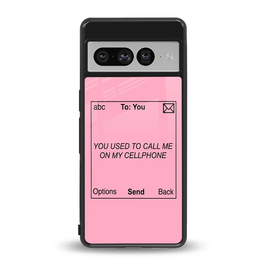 Lost Connection back phone cover | glass case for google pixel 7 pro