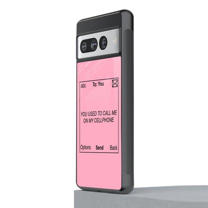 Lost Connection stylish phone case for google pixel 7 pro | glossy glass and slim fit