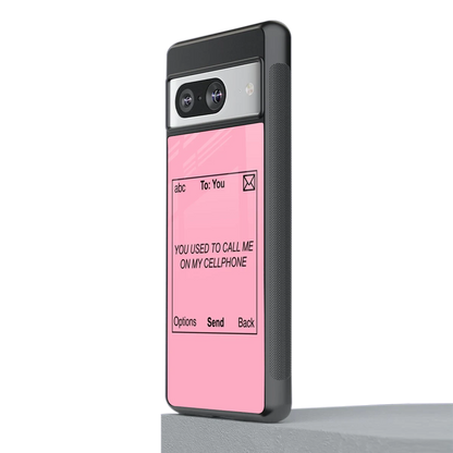 Lost Connection stylish phone case for google pixel 8 | glossy glass and slim fit