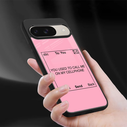 Lost Connection sleek google pixel 9 cover with tempered glass back and TPU edges