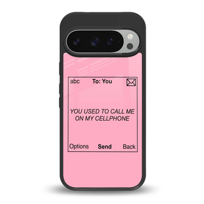 Lost Connection back phone cover | glass case for google pixel 9 pro xl