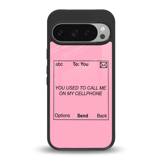 Lost Connection back phone cover | glass case for google pixel 9 pro xl