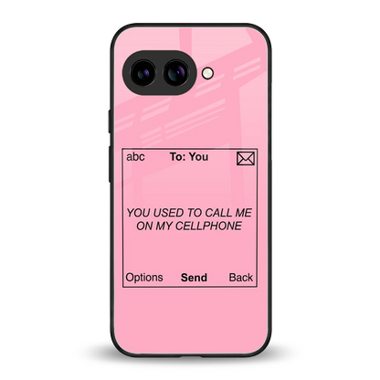 Lost Connection back phone cover | glass case for google pixel 10a