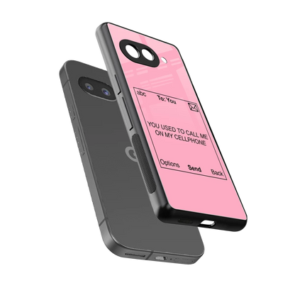 Lost Connection sleek google pixel 10a cover with tempered glass back and TPU edges