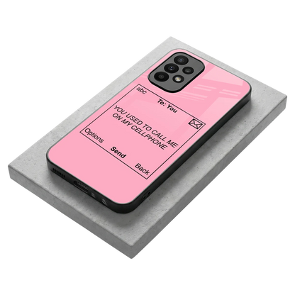 Lost Connection stylish phone case for samsung galaxy a23 | glossy glass and slim fit