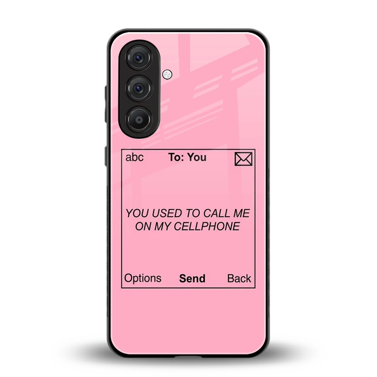 Lost Connection back phone cover | glass case for samsung galaxy m35 5g