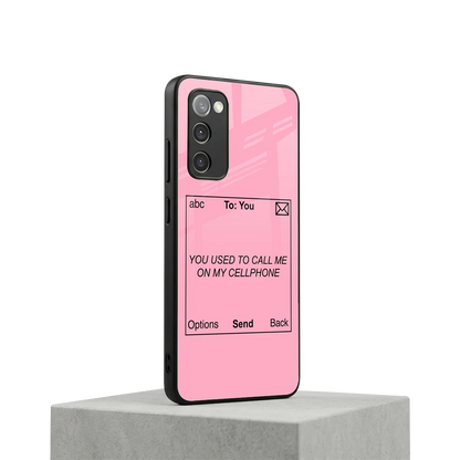 Lost Connection samsung galaxy s20 fe mobile cover | shockproof glass phone case