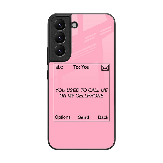 Lost Connection back phone cover | glass case for samsung galaxy s22