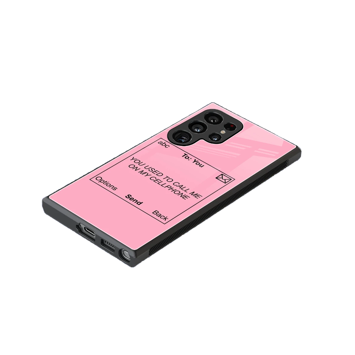 Lost Connection stylish phone case for samsung galaxy s24 ultra | glossy glass and slim fit