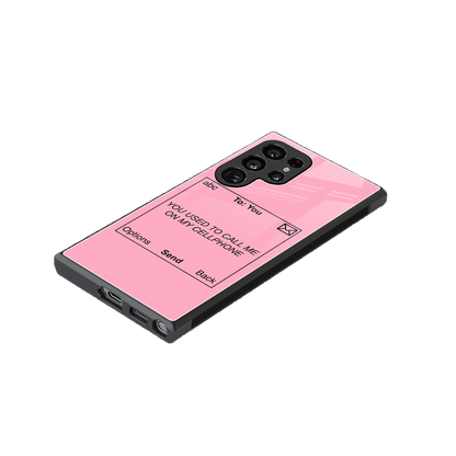Lost Connection stylish phone case for samsung galaxy s24 ultra | glossy glass and slim fit