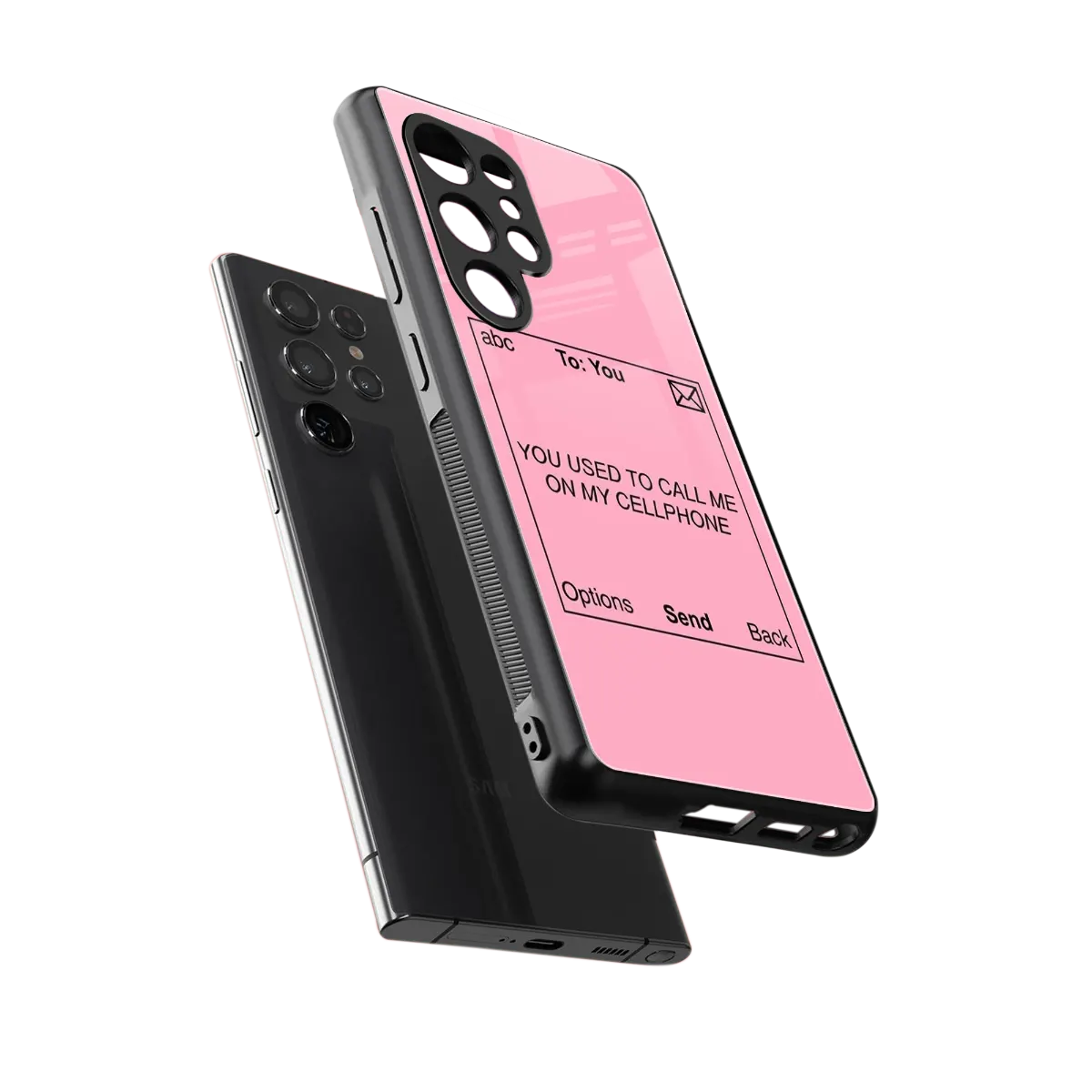 Lost Connection sleek samsung galaxy s25 ultra cover with tempered glass back and TPU edges