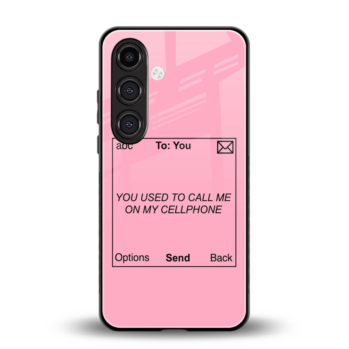 Lost Connection back phone cover | glass case for samsung galaxy s25