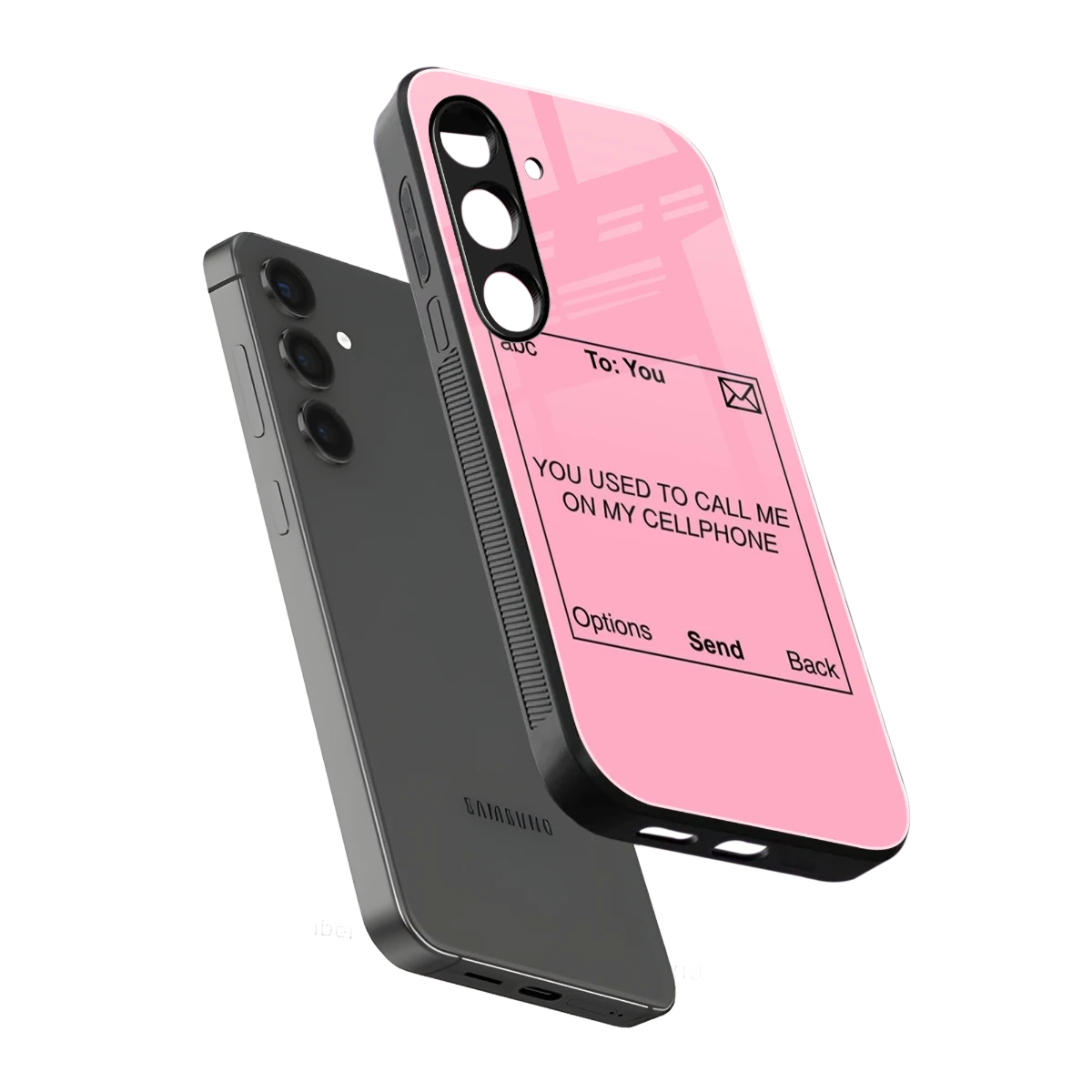 Lost Connection sleek samsung galaxy s24 cover with tempered glass back and TPU edges