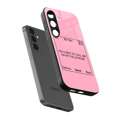 Lost Connection sleek samsung galaxy s24 cover with tempered glass back and TPU edges