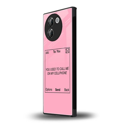Lost Connection vivo v30e mobile cover | shockproof glass phone case