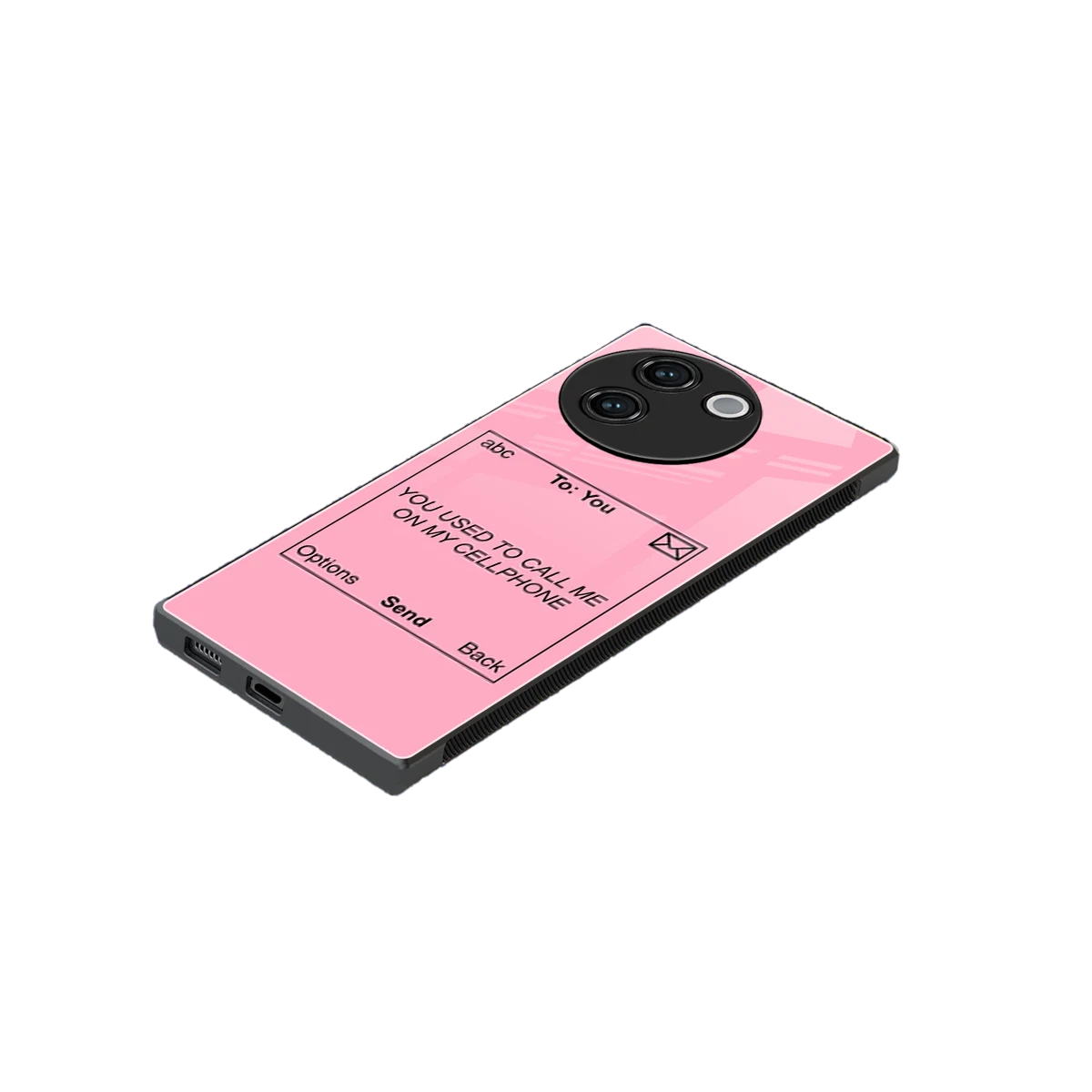 Lost Connection stylish phone case for vivo v30e | glossy glass and slim fit